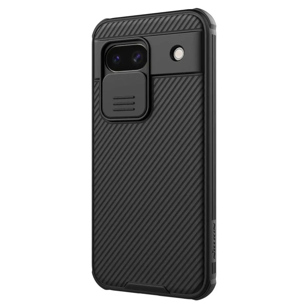 google pixel 8a camshield case black back right