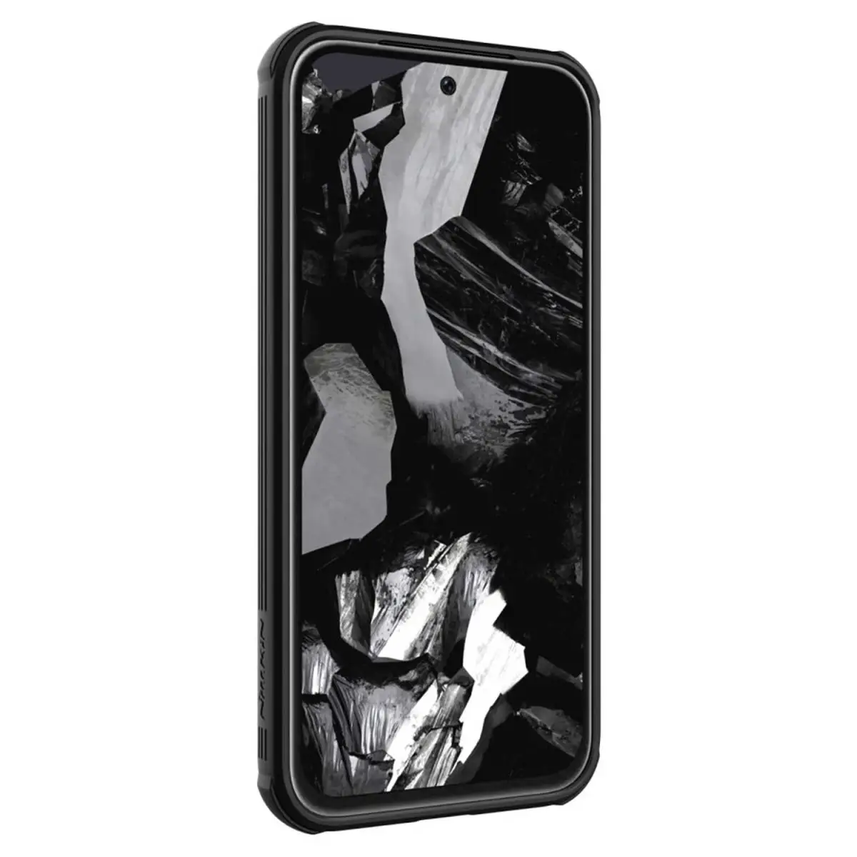 Google Pixel 8a Camshield Hülle schwarz vorne links