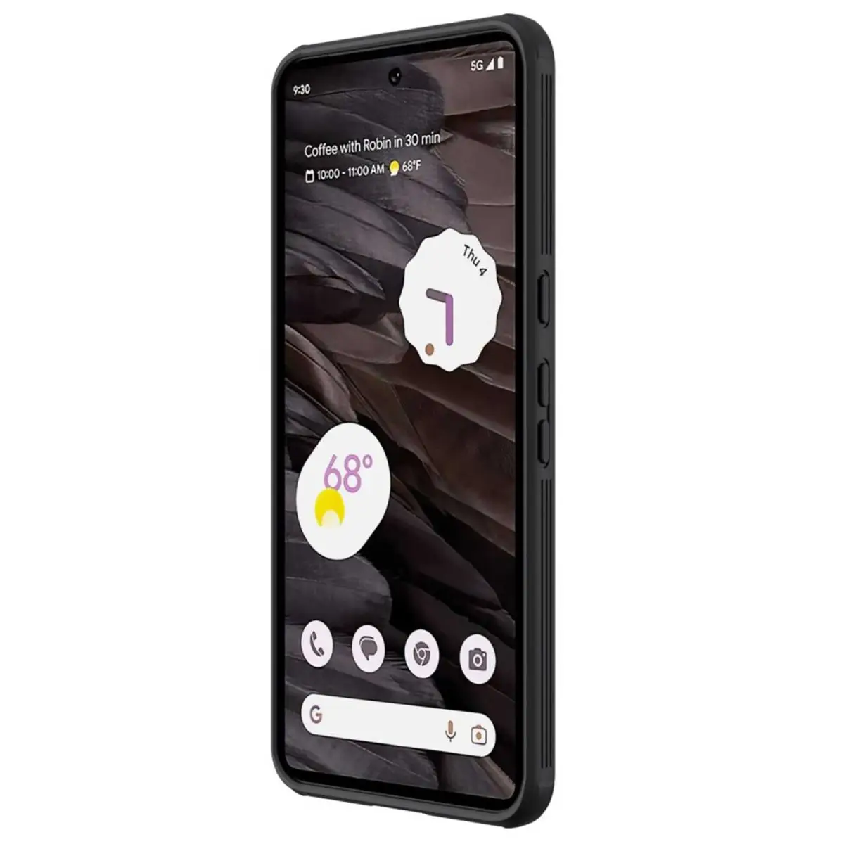 google pixel 8pro camshield ケース ブラック フロント側