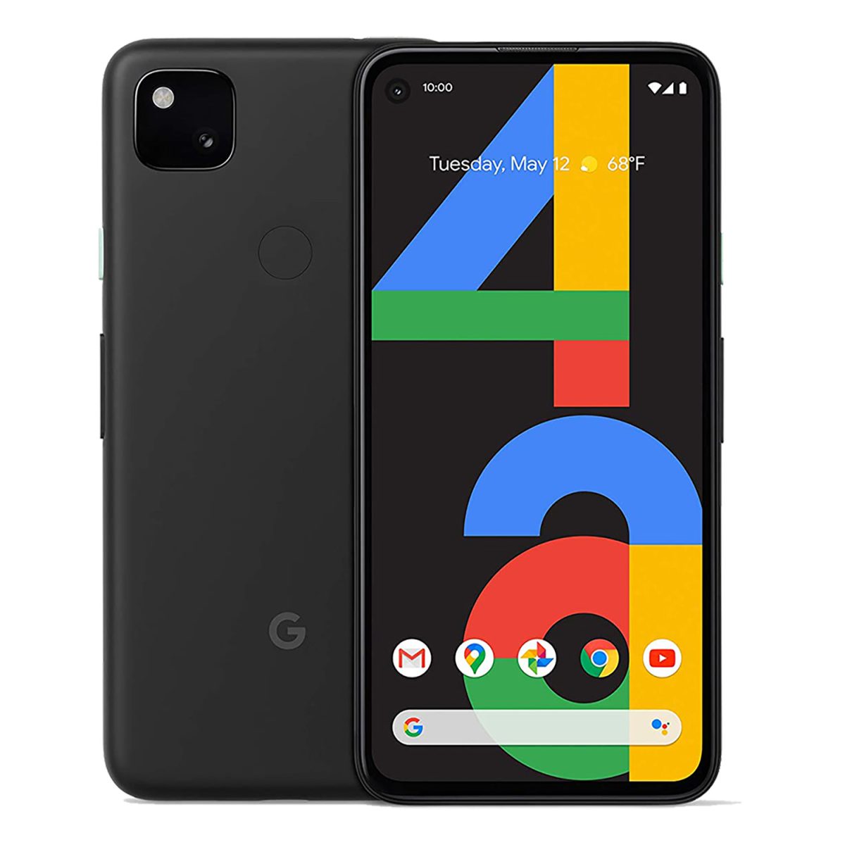 Google Pixel 4a 4g 128gb black front back