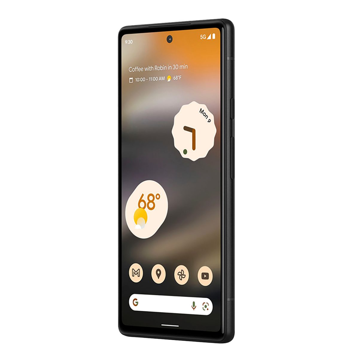 produto google pixel 6a 128gb preto frente frente