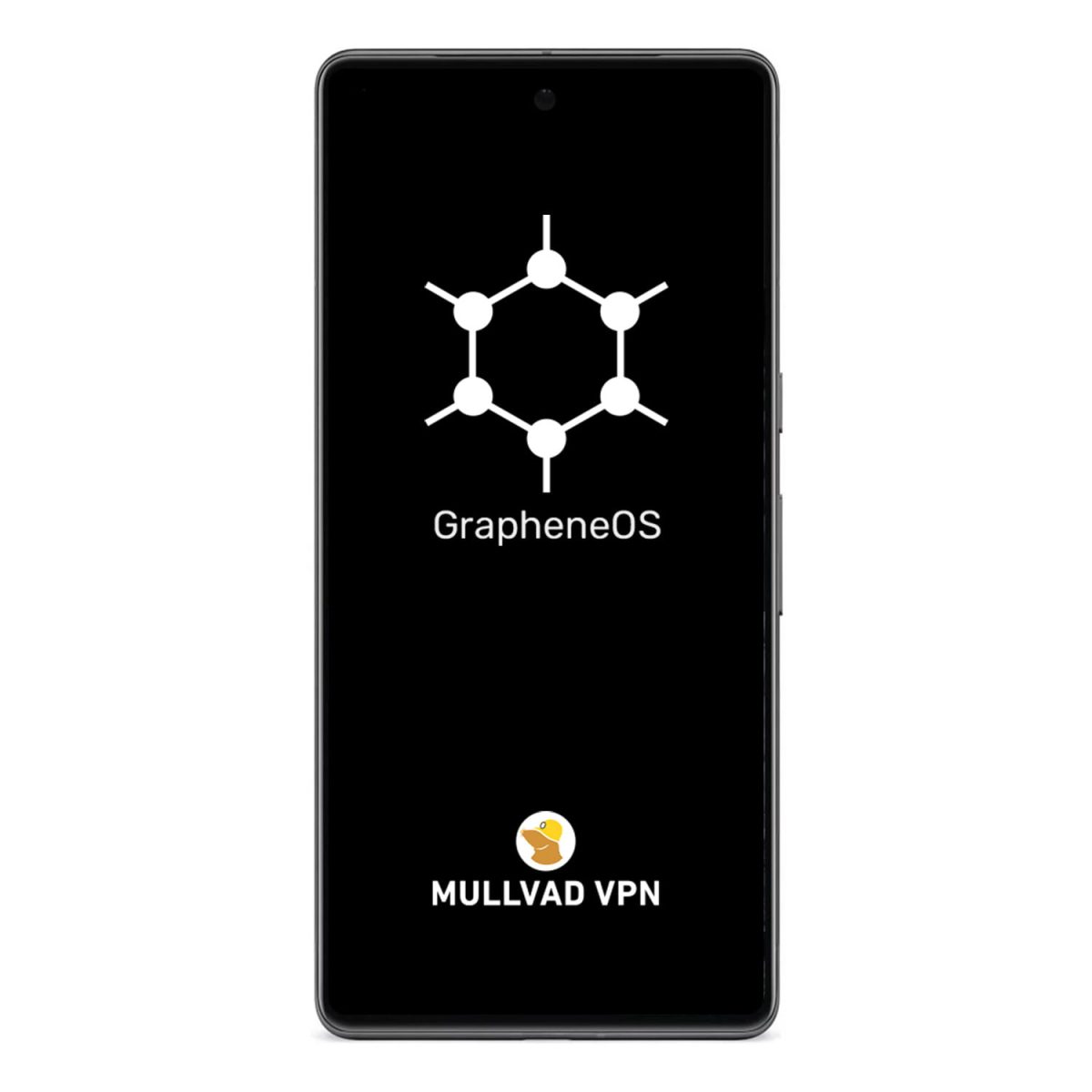 Google Pixel 7a GrapheneOS VPN Encrypted front