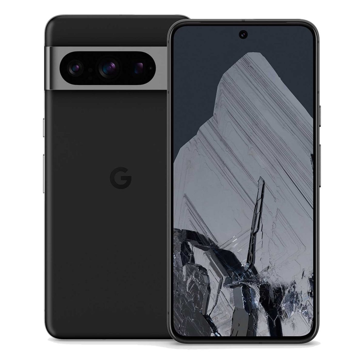 product google pixel 8 pro 128gb black front back