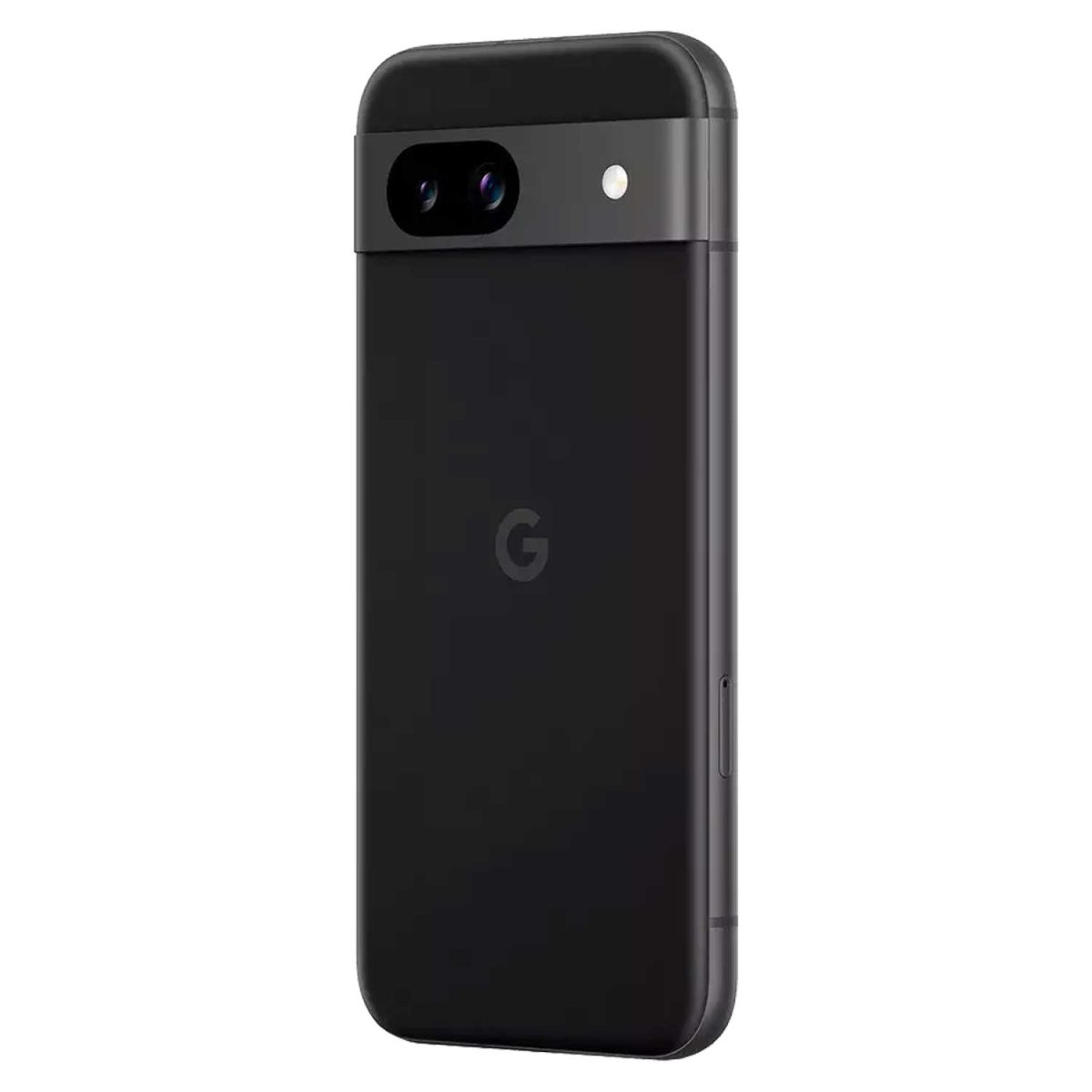 produto google pixel 8a 128gb preto lado traseiro esquerdo