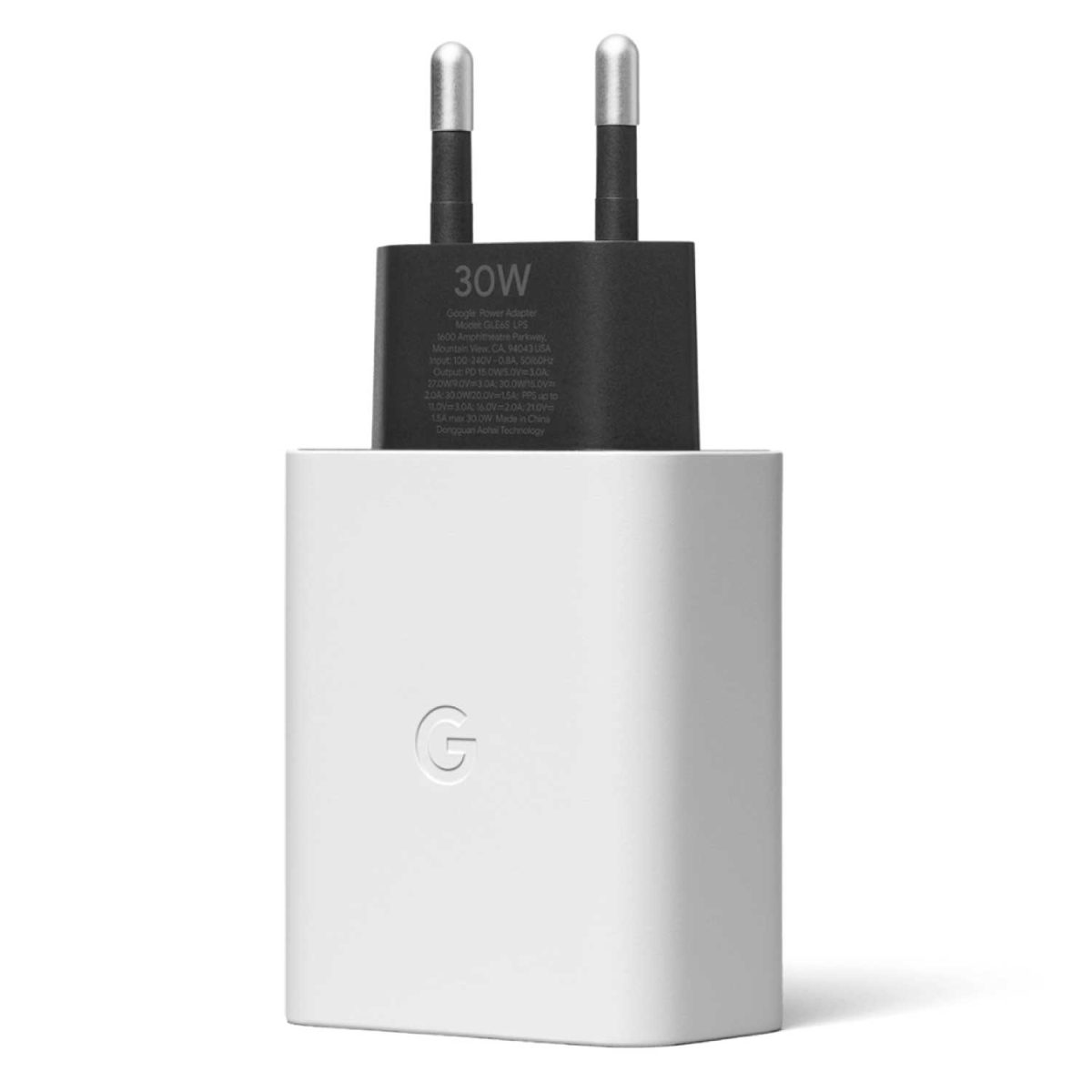 Producto Google Pixel Adaptador de corriente Cargador rápido USB C UE 30 W Frontal 1